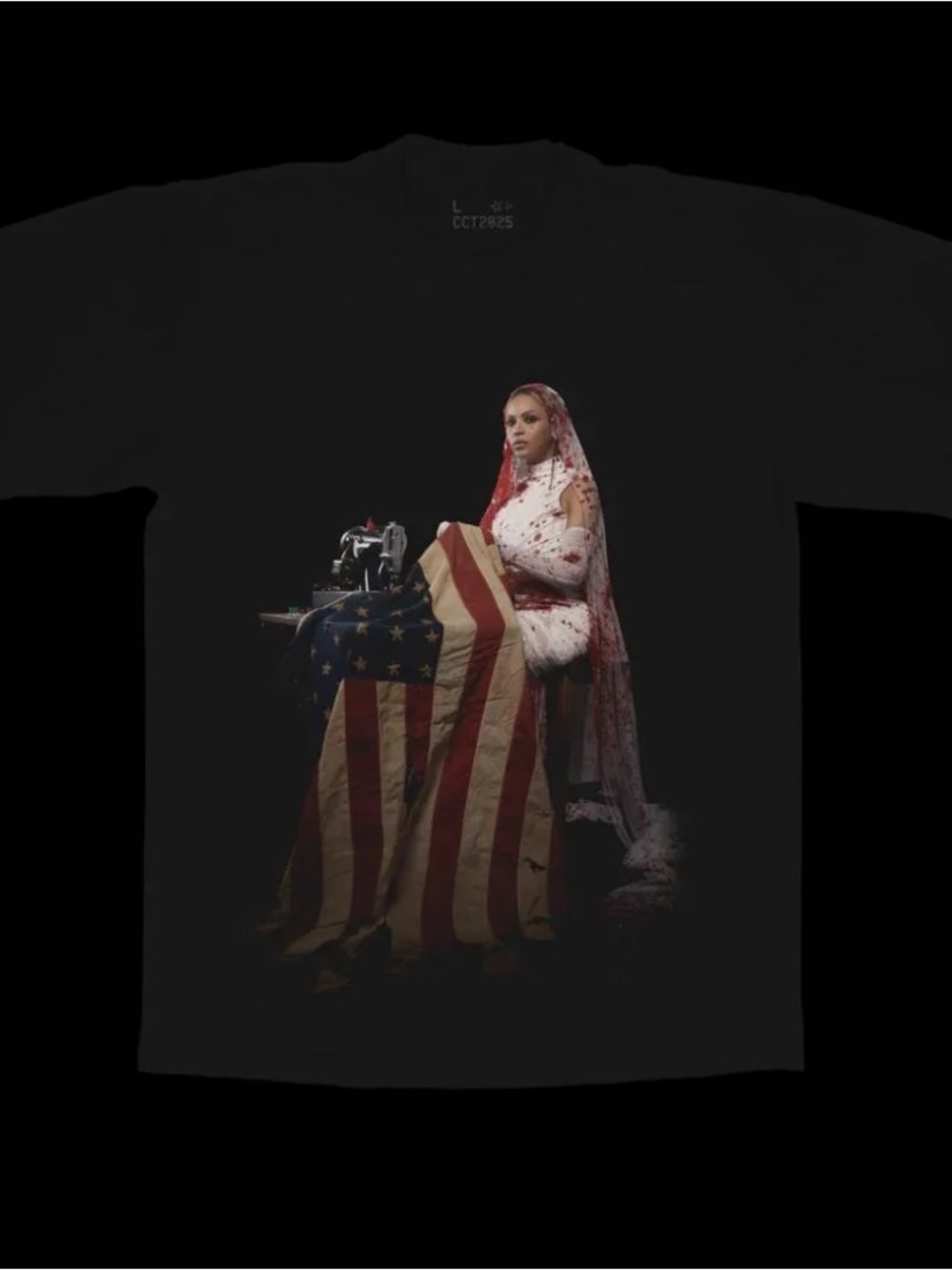 Beyonce Cowboy Carter Tour Reclamation T-Shirt Black Size M